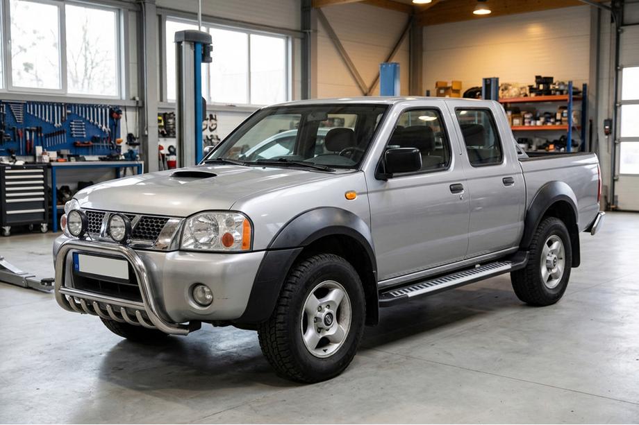 Nissan NP300 1999–2015 Sidetrin Line (2 stk., aluminium) Image