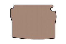 Mercedes S-class W126 1979–1991 Gummibagagerumsmåtte Carsuit (SD, kort akselafstand, beige) foto 1