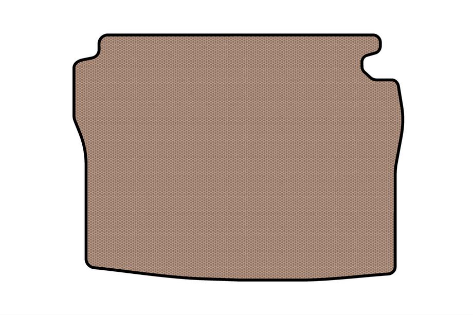 Mercedes S-class W126 1979–1991 Gummibagagerumsmåtte Carsuit (SD, kort akselafstand, beige) Image