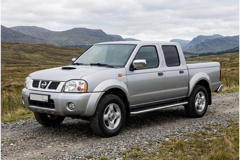 Nissan NP300 1999–2015 Maydos V1 sidetrin (2 stk., aluminium ↗ rustfrit stål) Image