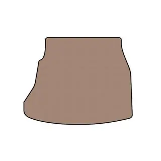 Gummibagagerumsmåtte Carsuit (HB, beige)