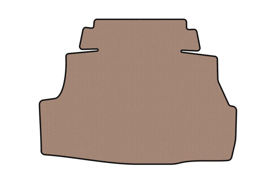 Nissan Almera N16 2000–2006 Gummibagagerumsmåtte Carsuit (SD, beige) Foto 1