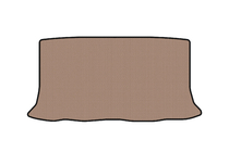 Nissan Micra K12 2003–2010 Gummibagagerumsmåtte Carsuit (HB, beige) foto 1