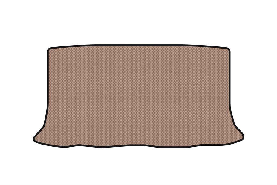 Nissan Micra K12 2003–2010 Gummibagagerumsmåtte Carsuit (HB, beige) Image