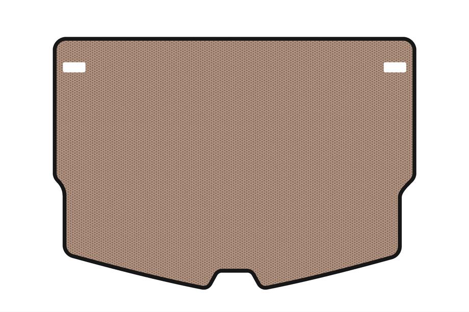 Nissan Note 2012–2020 Gummibagagerumsmåtte Carsuit (HB, beige) Image
