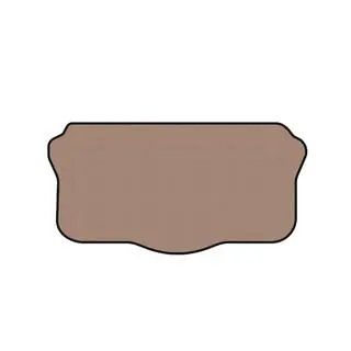Gummibagagerumsmåtte Carsuit (HB, beige)