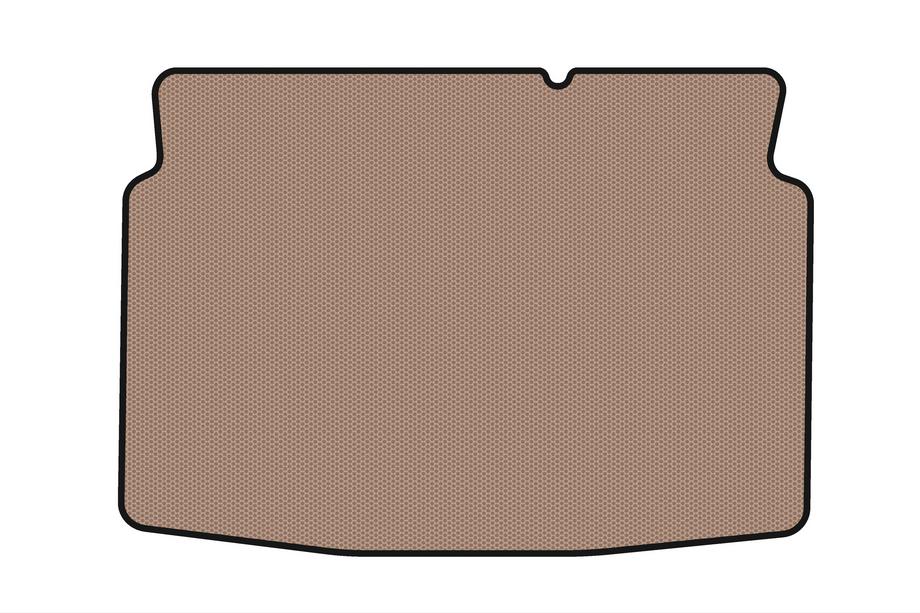 Peugeot 207 2006–2014 Carsuit gummibagagerumsmåtte (HB, 5-dørs, beige) Image