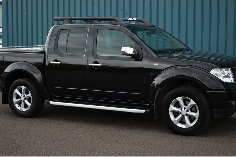 Nissan Navara 2006–2015 Sidetrin Fullmond (2 stk., alu.) Image
