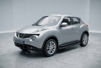 Nissan Juke 2010–2019 Allmond Black sidetrin (2 stk., aluminium) foto 1