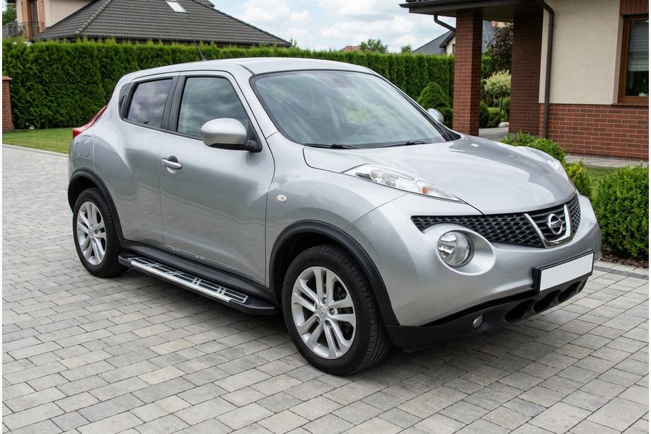 Nissan Juke 2010–2019 Sunrise sidetrin (2 stk., aluminium) Image