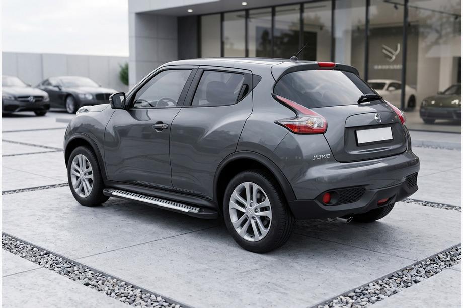 Nissan Juke 2010–2019 Sidetrin Line (2 stk., aluminium) Image