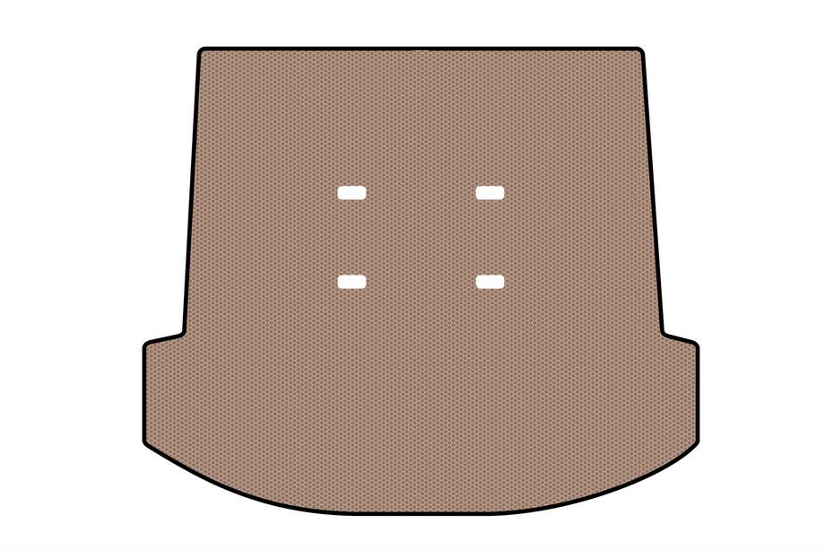 Toyota Fortuner 2006–2015 Gummimåtte til bagagerum Carsuit (Beige) Foto 1