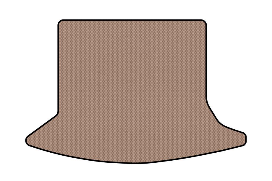 Toyota Verso 2009–2018 Gummibagagerumsmåtte Carsuit (7-personers, beige) Foto 1