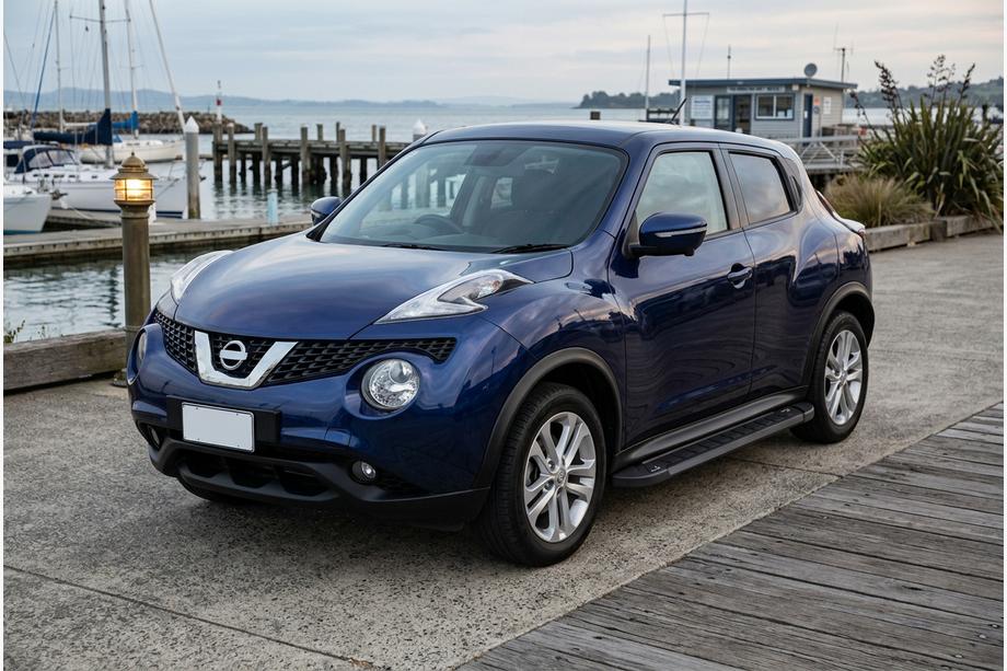 Nissan Juke 2010–2019 RedLine Black side trinbrætter (2 stk., aluminium) Image