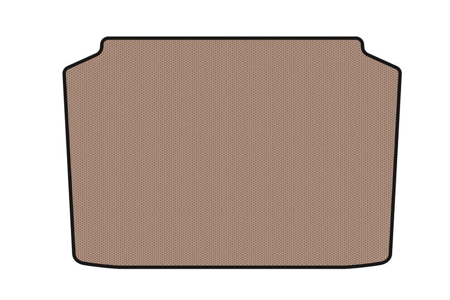 Volkswagen Polo 2001–2009 Gummi bagagerumsmåtte Carsuit (HB, 3/5-dørs, beige) Image