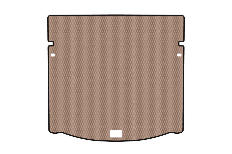 Volkswagen Touran 2003–2010 Gummibagagerumsmåtte Carsuit (2006-2010, 7-personers, beige) Foto 1