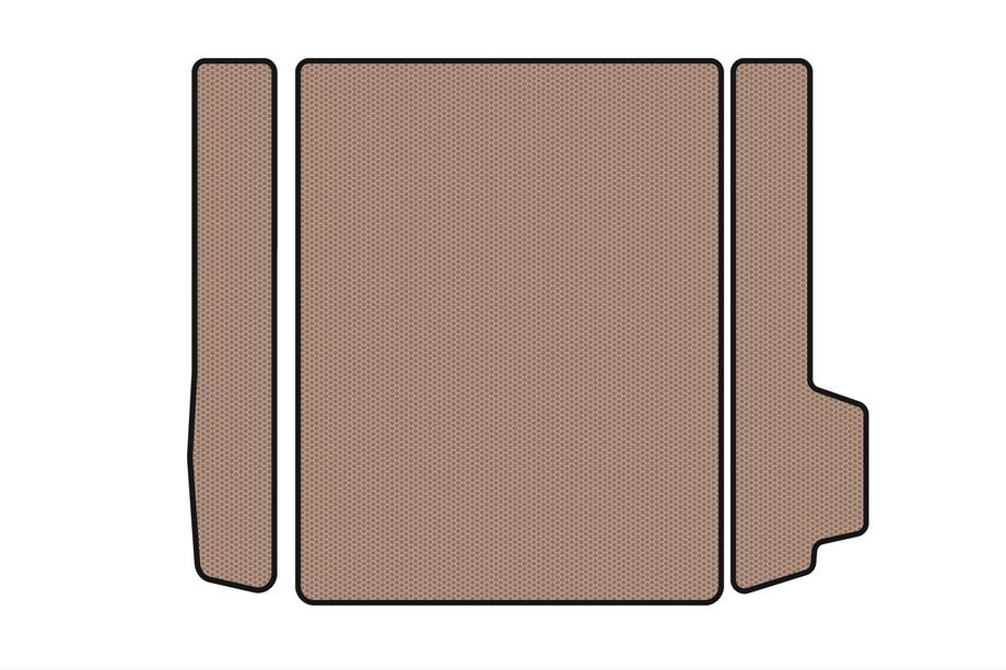 BMW X4 F26 2014–2018 Gummibagagerumsmåtte Carsuit V-1 (Beige) Foto 1