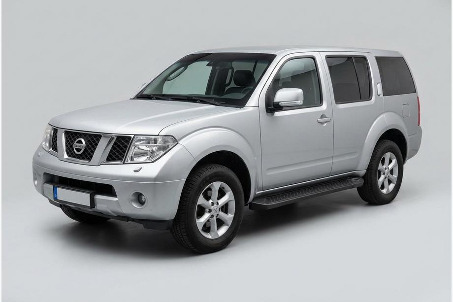 Nissan Pathfinder R51 2005–2014 Allmond Black sidetrin (2 stk., aluminium) Image
