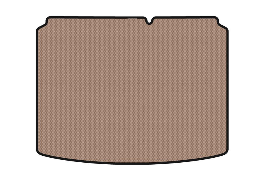 Citroen C-4 2004–2010 Gummibagagerumsmåtte Carsuit (Coupé, beige) Foto 1