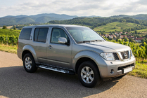 Nissan Pathfinder R51 2005–2014 Sunrise sidetrin (2 stk., aluminium) foto 1