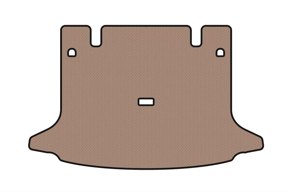 Dacia Logan I 2005–2008 Gummimåtte til bagagerum Carsuit (SW, 7-personers, beige) Image