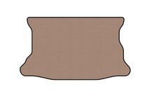 Honda FIT/Jazz 2002–2008 Gummibagagerumsmåtte Carsuit (2001-2008, HB, beige) foto 1