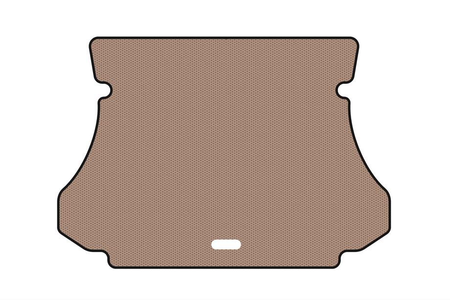 Hyundai Santa Fe 1 2000–2006 Gummimåtte til bagagerum Carsuit (Beige) Foto 1