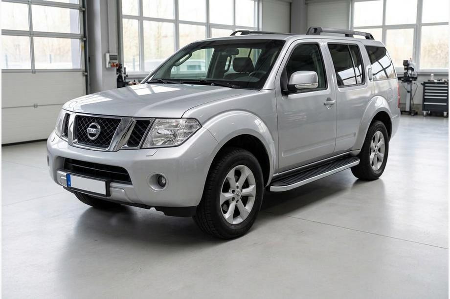 Nissan Pathfinder R51 2005–2014 Sidetrin Tayga Grey (2 stk., aluminium) Image