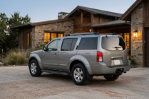 Nissan Pathfinder R51 2005–2014 RedLine Black side trinbrætter (2 stk., aluminium) foto 1