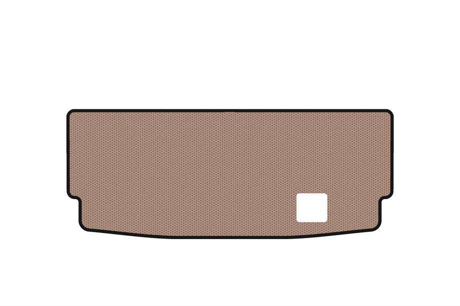 Mercedes GL-klasse X164 2006–2012 Gummibagagerumsmåtte Carsuit (7-sæders med udfoldet 3. sæderække, beige) Image