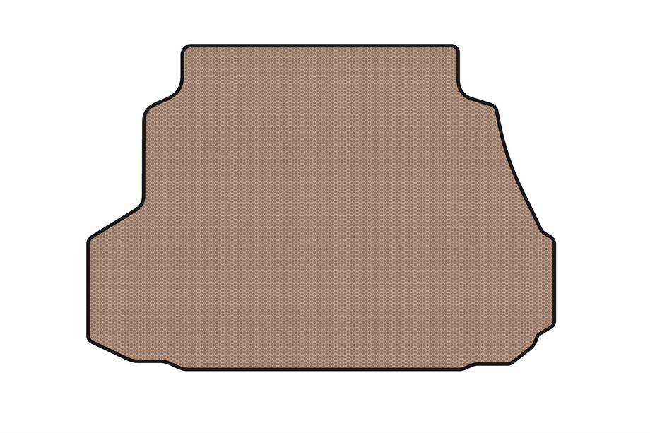 Nissan Almera N15 1995–2000 Gummibagagerumsmåtte Carsuit (SD, beige) Foto 1