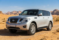 Nissan Patrol Y62 2010–2024 Sidetrin Allmond Black (2 stk., aluminium) foto 2