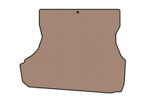 Opel Vectra B 1995–2002 Gummibagagerumsmåtte Carsuit (SD, beige) foto 1