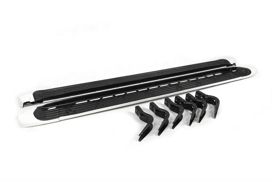 Nissan Patrol Y62 2010–2024 OEM sidetrin (2 stk., aluminium) Image
