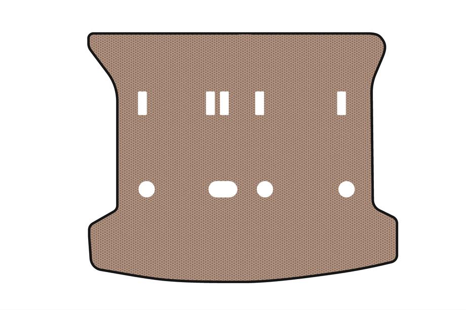 Peugeot 307 2001–2008 Gummibagagerumsmåtte Carsuit (SW, beige) Image