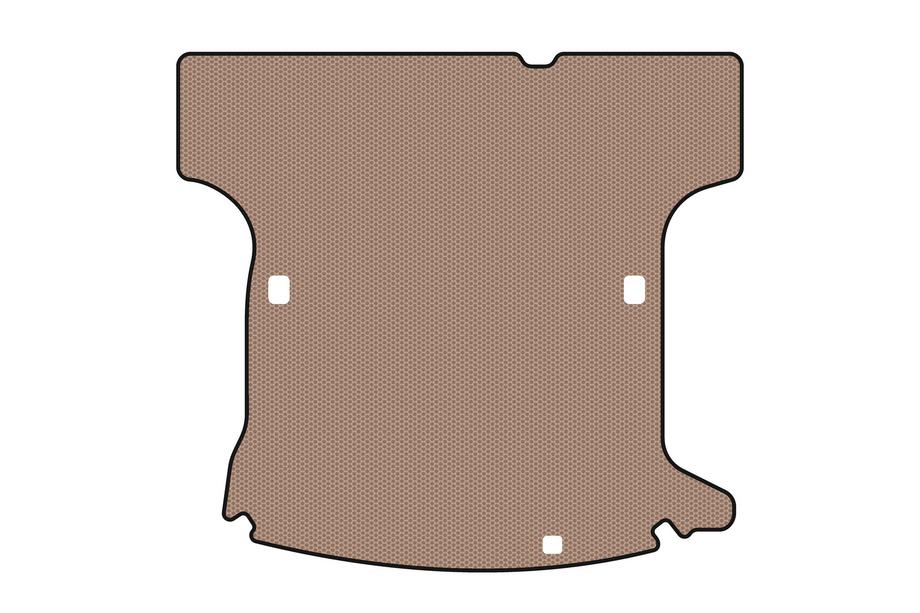 Renault Logan I 2005–2008 Gummibagagerumsmåtte Carsuit (2005-2009, SW, 5-personers, beige) Image