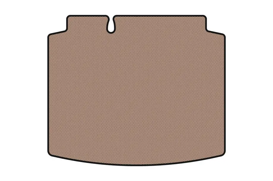 Seat Leon 2005–2012 Carsuit gummibagagerumsmåtte (HB, 5-dørs, beige) Foto 1