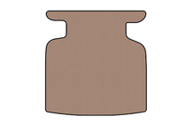Toyota Avensis 2003–2009 Gummibagagerumsmåtte Carsuit (SD, beige) foto 1