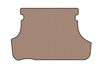Toyota Yaris 2006–2011 Gummimåtte til bagagerum Carsuit (SD, USA, beige) foto 1