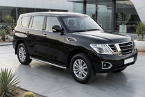 Nissan Patrol Y62 2010–2024 Maydos V1 sidetrin (2 stk., aluminium + rustfrit stål) foto 1