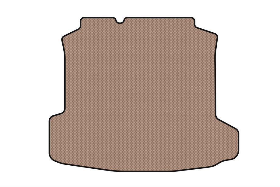Volkswagen Polo 2010–2017 Gummibagagerumsmåtte Carsuit (SD, beige) Image