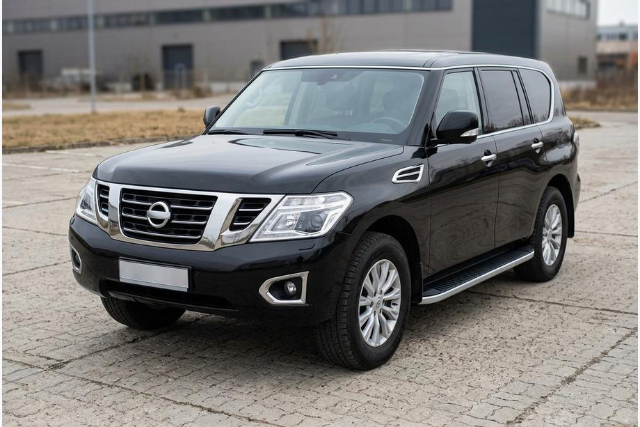 Nissan Patrol Y62 2010–2024 Sidetrin Tayga Grey (2 stk., aluminium) Image