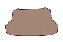 BYD F3 2013–2015 Gummibagagerumsmåtte Carsuit (med udskæring til gasflaske, SD, beige) foto 1