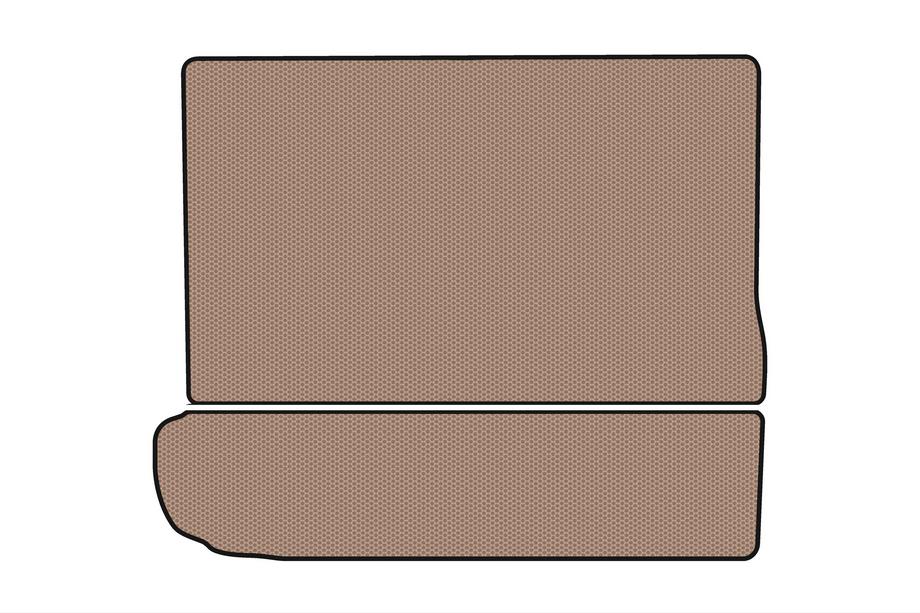 Citroen C-4 Picasso 2013–2022 Gummibagagerumsmåtte Carsuit (3. række nedfældet, beige) Image