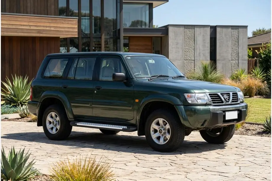 Nissan Patrol Y61 1997–2011 Sidetrin i X5-stil (2 stk., aluminium) Image