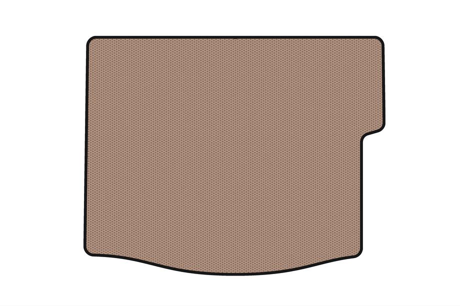 Ford Focus III 2011–2017 Gummimåtte til bagagerum Carsuit (til subwoofer, HB, beige) Image
