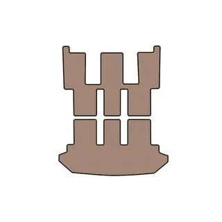 Gummibagagerumsmåtte Carsuit V2 (Beige)