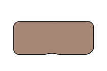 Honda Pilot 2015–2022 Carsuit gummibagagerumsbakke (med 3. sæderække, beige) foto 1