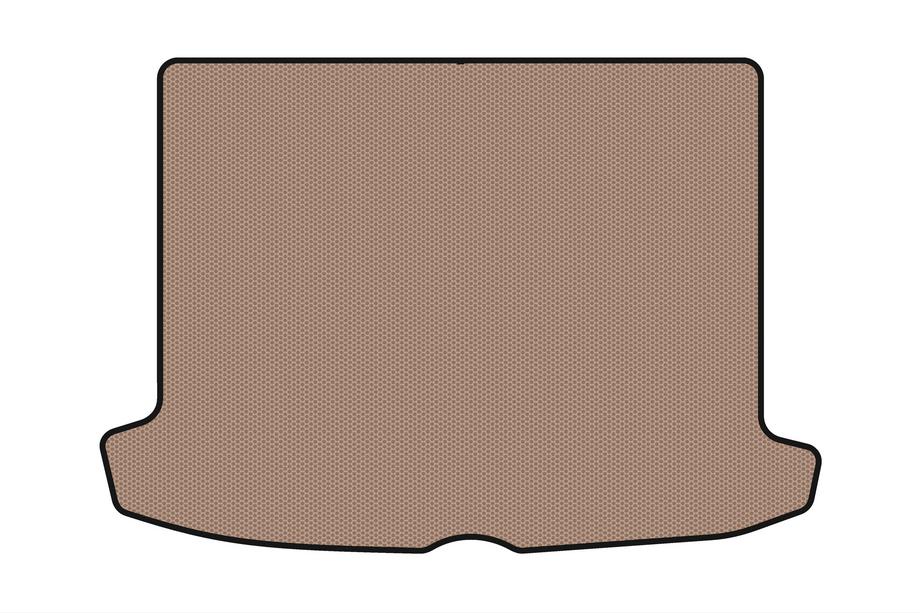 Renault Clio IV 2012–2019 Gummimåtte til bagagerum Carsuit V2 (SW, beige) Image