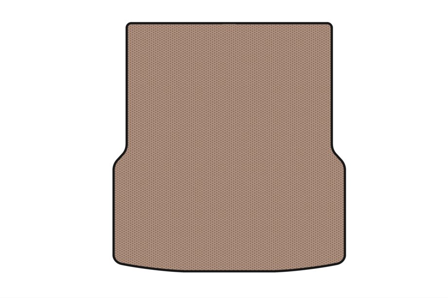 Tesla Model S 2012– Gummibagagerumsmåtte Carsuit foran (4WD, 2012-2021, beige) Foto 1
